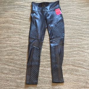 NWT! Faux leather Spanx!